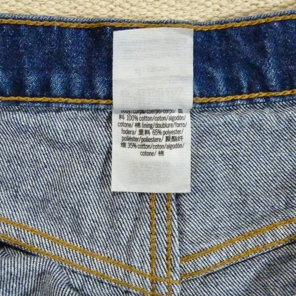 PINK Victoria's Secret Blue Denim Jean Shorts Size 26 - Picture 7 of 8